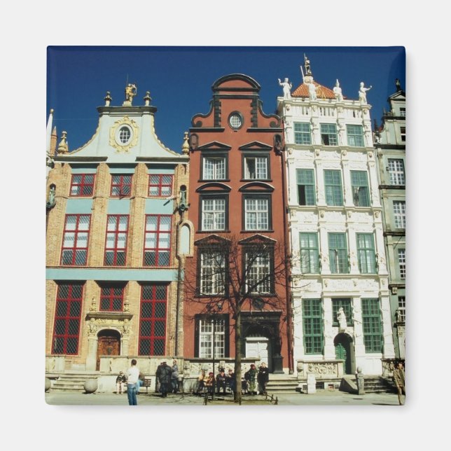 Íman Casas antigas em Gdansk (Frente)