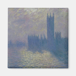 Íman Casas de Claude Monet   do parlamento, céu