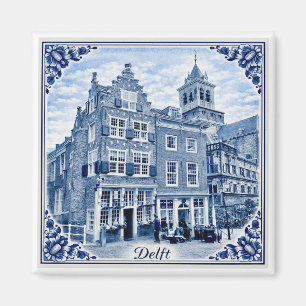 Íman Casas de Delft ímãs estilo Delft Blue