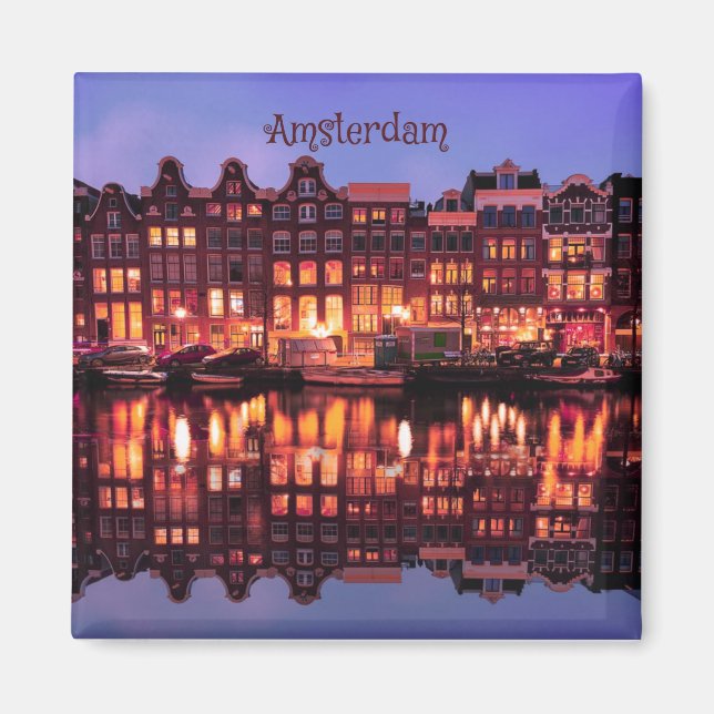 Íman Casas de Linhas de Amsterdã no Canal (Frente)