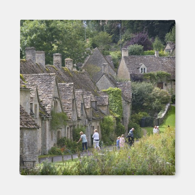 Íman casas de pedra Cotswold na aldeia de (Frente)