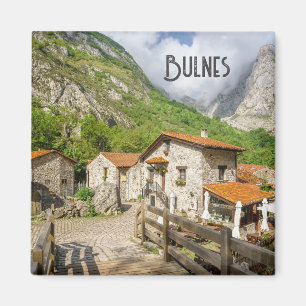 Íman Casas de Pedra Tradicionais em Bulnes, Astúrias