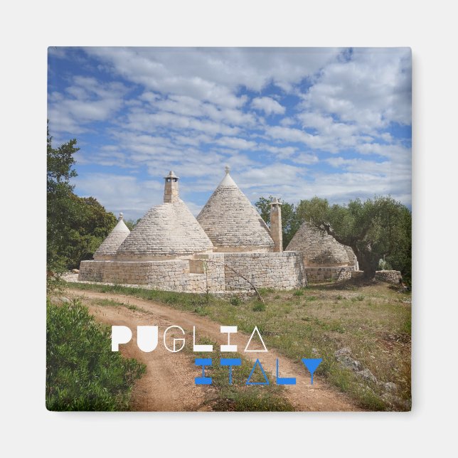 Íman Casas de Trulli na Apúlia/Apúlia (Frente)
