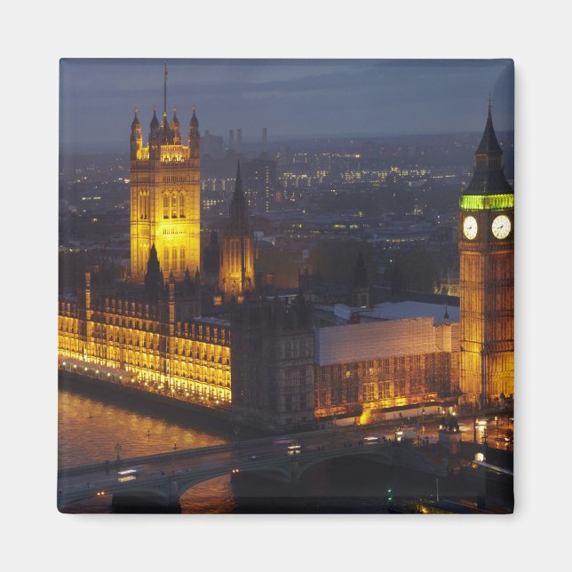 Íman Casas do Parlamento, Big Ben, Westminster (Frente)