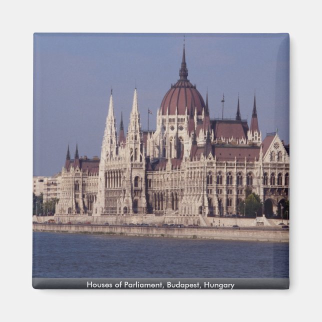 Íman Casas do Parlamento, Budapeste, Hungria (Frente)