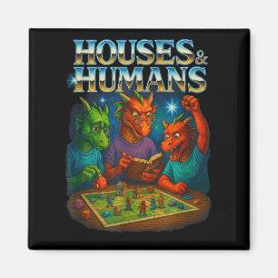 Íman Casas E Humanos Divertido Jogo Rpg Jogadores Homen