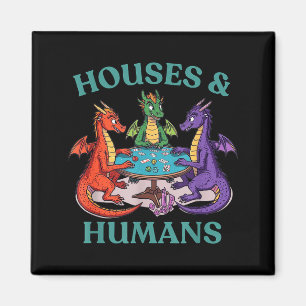 Íman Casas E Humanos Dragão Jogo De Rpg De Mesa Fantasi