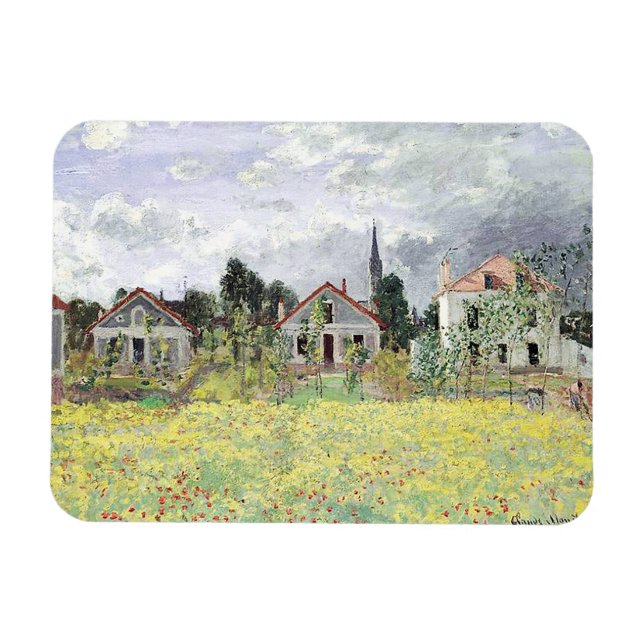 Íman Casas em Argenteuil Claude Monet (Horizontal)