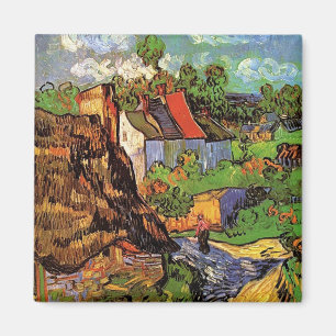 Íman Casas em Auvers, Belas artes por Vincent van Gogh.