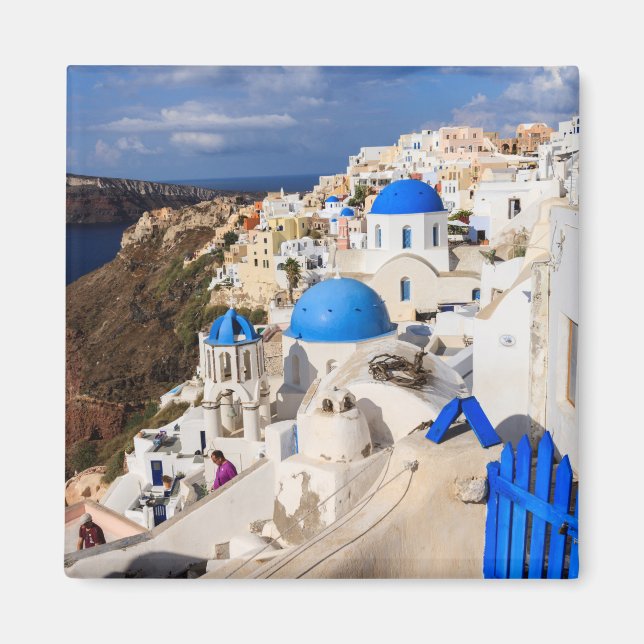 Íman Casas Tradicionais Gregas (Frente)