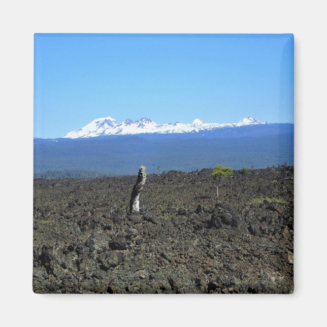 Íman Cascades e Lava Rocks, Oregon (Frente)
