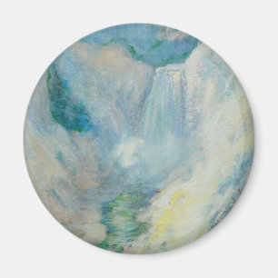 Íman Cascata em Yellowstone por Twachtman, Arte Vintage