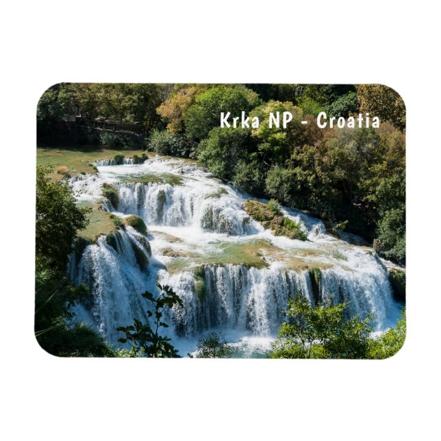 Íman Cascata no Parque Nacional de Krka - Dalmácia, Cro (Horizontal)
