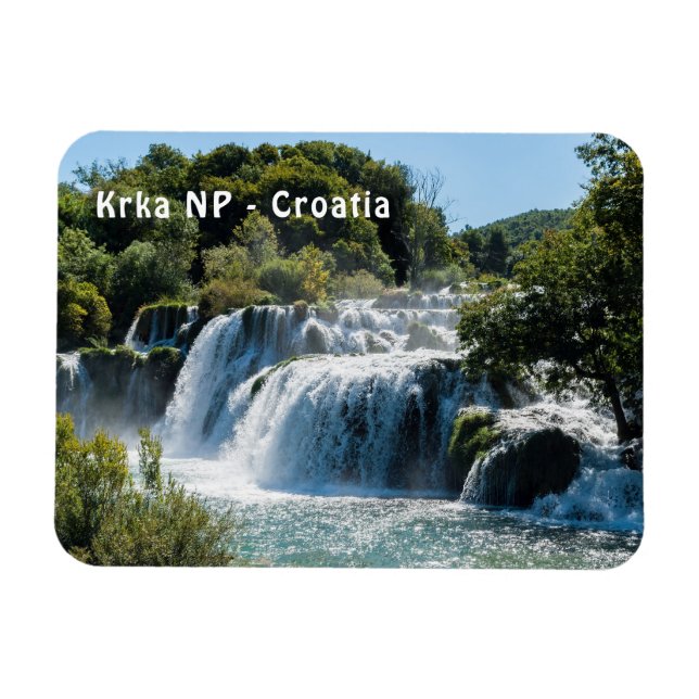 Íman Cascata no Parque Nacional de Krka - Dalmácia, Cro (Horizontal)