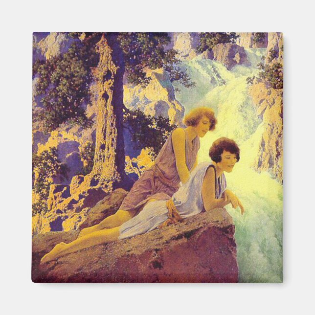 Íman Cascata - por Maxfield Parrish (Frente)