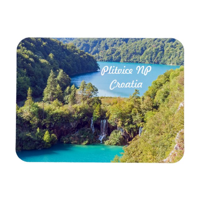 Íman Cascatas no Parque Nacional de Plitvice - Croácia (Horizontal)