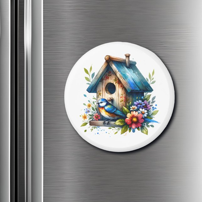 Íman Casinha-d'água e pássaro (Criador carregado)