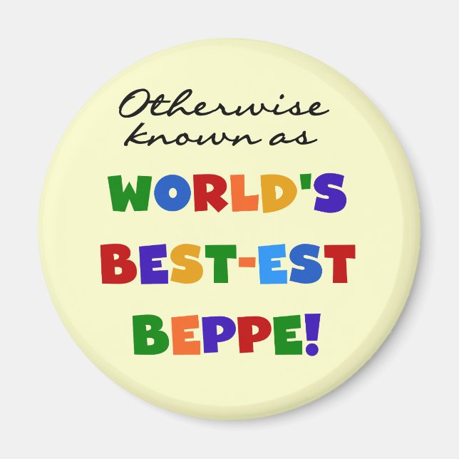 Íman Caso contrário, conhecido como Melhor Beppe (Frente)