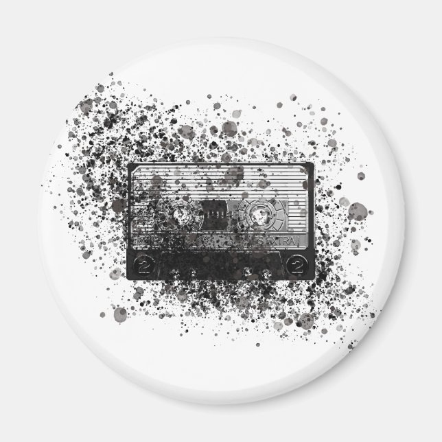 Íman Cassete de Áudio Retroativo (Frente)