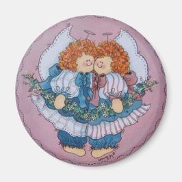 Íman Cassie e Clarissa Twins Angel Magnet