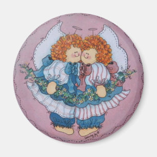 Íman Cassie e ímã do anjo dos gêmeos de Clarissa