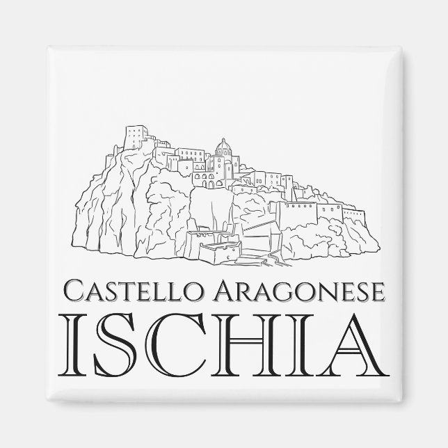 Íman Castello Aragonese, Ischia Viagem (Frente)
