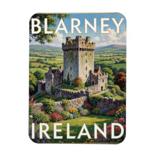 Íman Castelo Blarney Irlanda Marco Histórico de Pedra