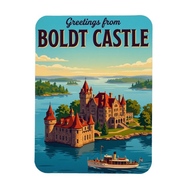 Íman Castelo Boldt EUA (Vertical)