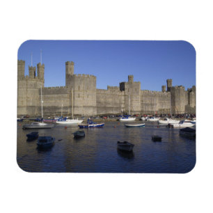 Íman Castelo Caernarfon, Gwynedd, País de Gales (RF)