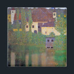 Íman Castelo de Água, Gustav Klimt<br><div class="desc">Gustav Klimt (14 de julho de 1862 - 6 de fevereiro de 1918) foi um pintor simbólico austríaco e um dos membros mais proeminentes do movimento Secessão de Viena. Klimt é notado por suas pinturas, murais, esboços, e outros objetos de arte. Além de suas obras figurativas, que incluem alegorias e...</div>