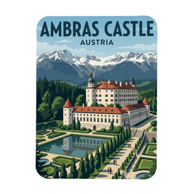 Íman Castelo de Ambras Áustria (Vertical)
