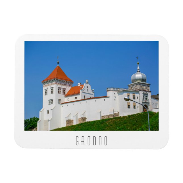 Íman Castelo de Arquitetura da Cidade de Belarus Grodno (Horizontal)