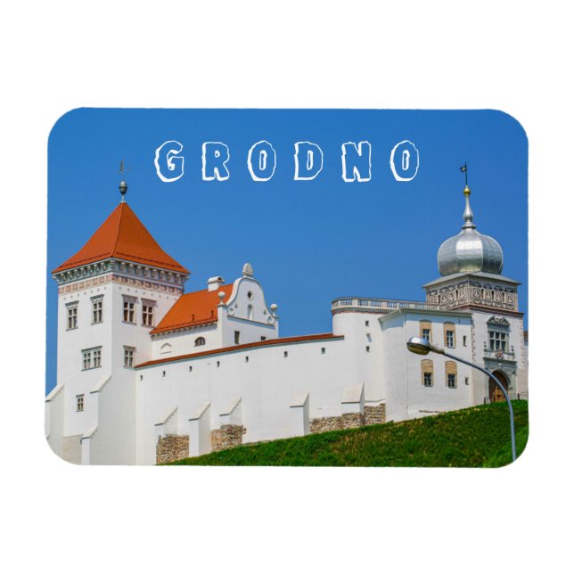Íman Castelo de Arquitetura da Cidade de Belarus Grodno (Horizontal)