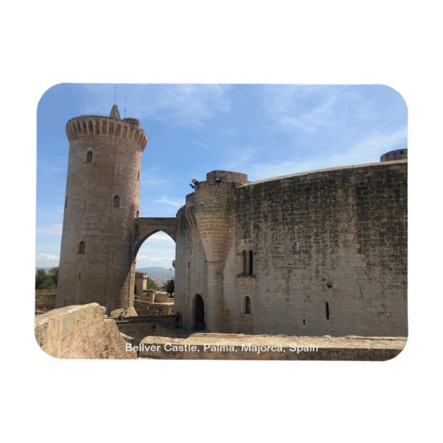 Íman Castelo de Bellver, Palma, Maiorca, Espanha em um (Horizontal)