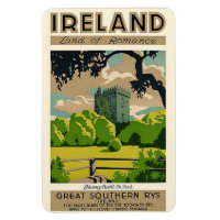 Castelo de Blarney, viagens vintage Poster da Irla