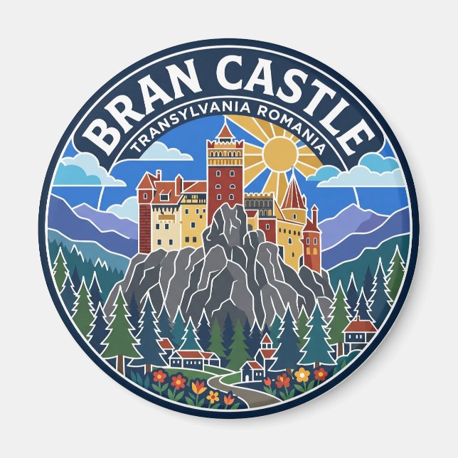 Íman Castelo de Bran Romênia (Frente)