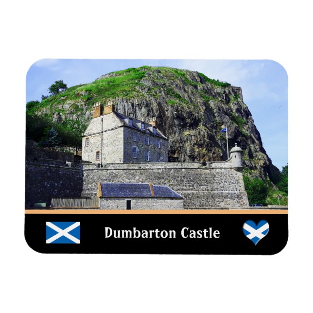 Íman Castelo de Bumbarton, Dumbarton Rock / Escócia (Horizontal)