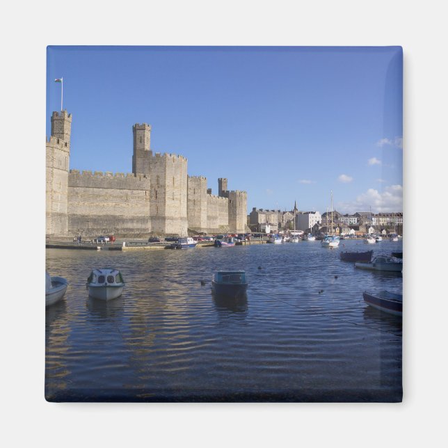 Íman Castelo de Caernarfon, Gwynedd, País de Gales 2 (Frente)