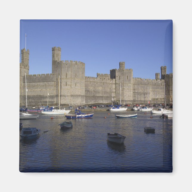 Íman Castelo de Caernarfon, Gwynedd, País de Gales (RF) (Frente)