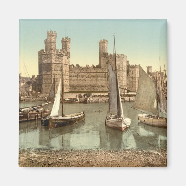 Íman Castelo de Caernarfon II, Gwynedd, País de Gales (Frente)