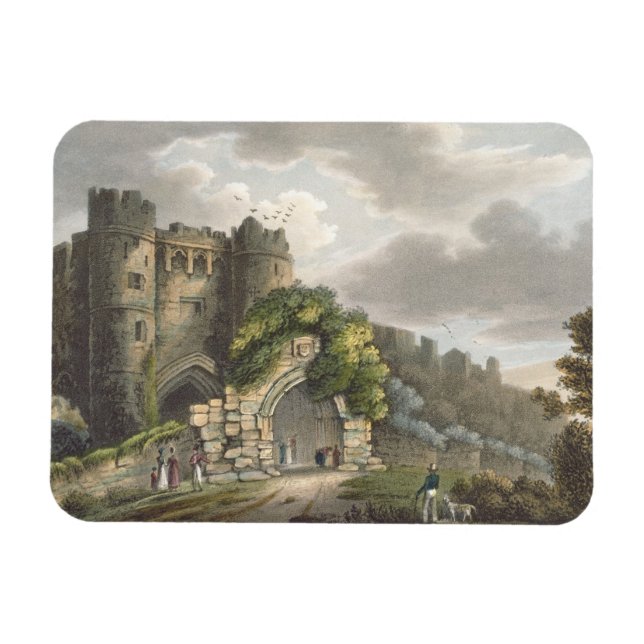 Íman Castelo de Carisbrook, de 'A Ilha de Wight Illustr (Horizontal)