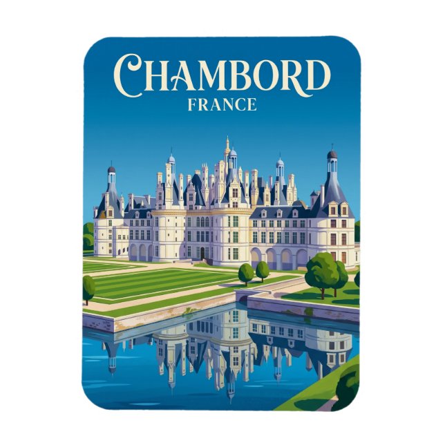 Íman Castelo de Chambord França (Vertical)