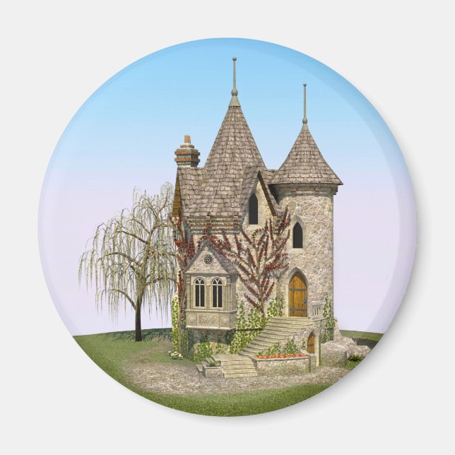 Íman Castelo de Conto de Fadas Presente Perfeito de Ani (Frente)