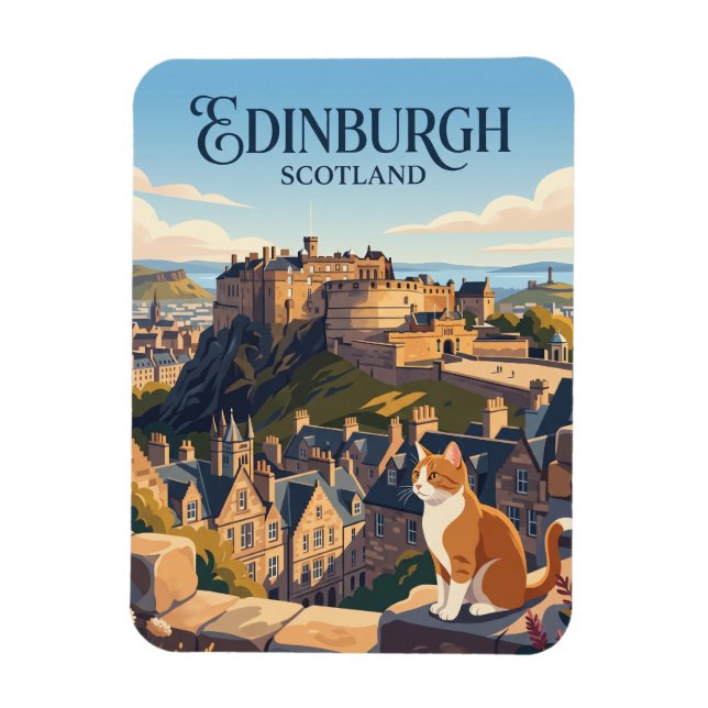 Íman Castelo de Edimburgo Escócia (Vertical)