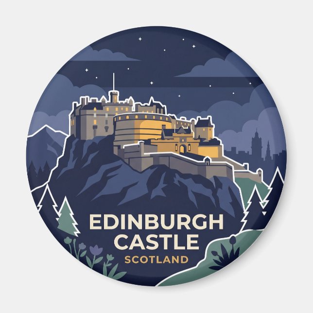 Íman Castelo de Edimburgo Reino Unido (Frente)