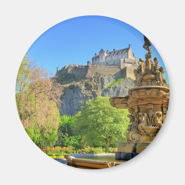 Íman Castelo de Edinburgh, Escócia (Frente)