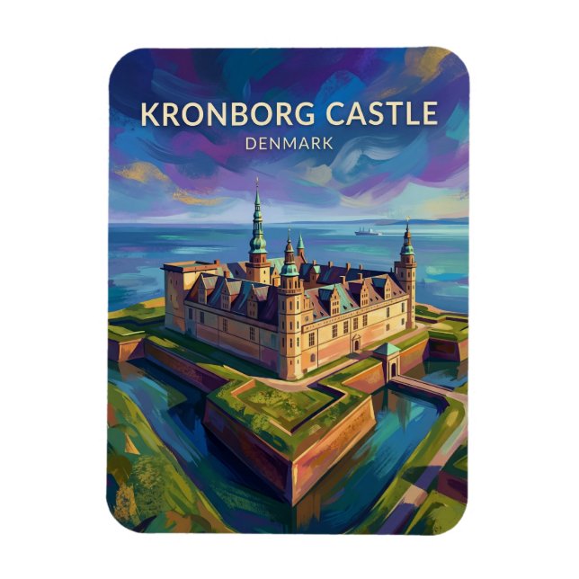 Íman Castelo de Kronborg Dinamarca (Vertical)