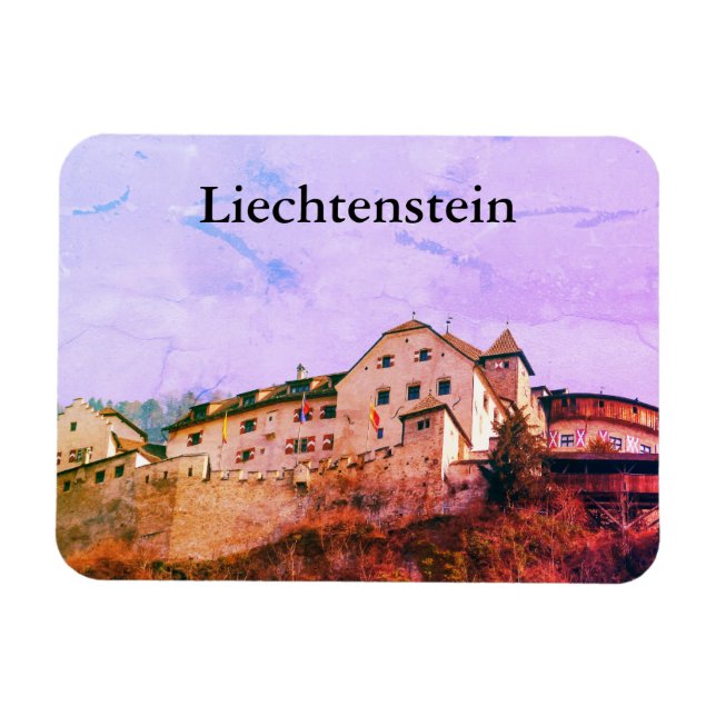 Íman Castelo de Liechtenstein Vaduz (Horizontal)