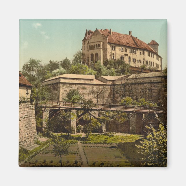 Íman Castelo de Nuremberg, Baviera, Alemanha (Frente)