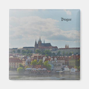 Íman Castelo de Praga na aguarela